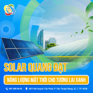 năng lượng mặt trời cho tương lai xanh