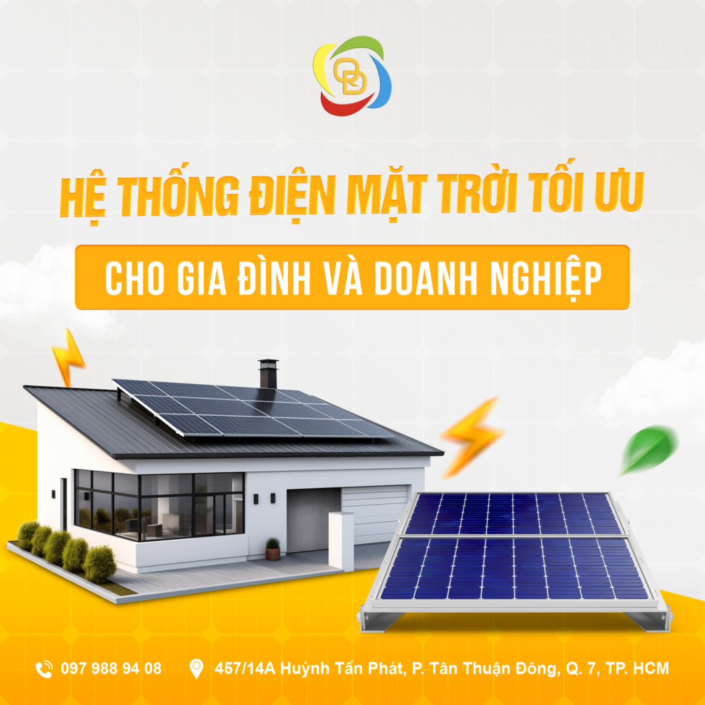 Hệ thống Điện mặt trời tối ưu cho Gia đình và Doanh nghiệp