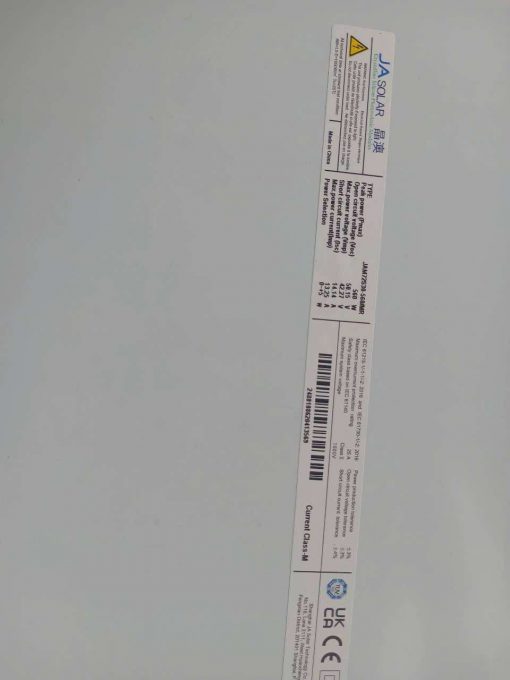 teample tấm JA 560watt