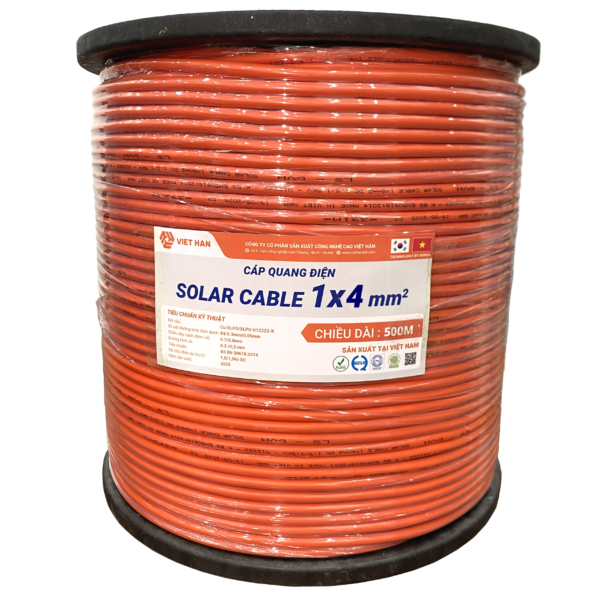 Cáp điện DC Đại Long | Cu/XLPO/XLPO 1.5kV DC