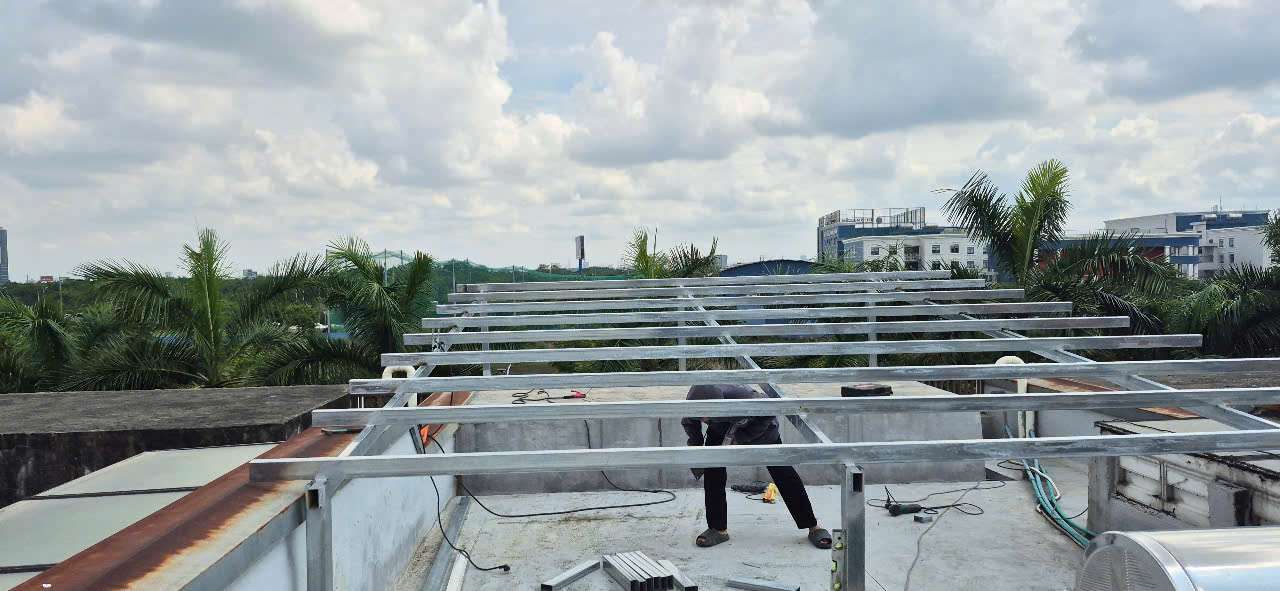 Dự án lắp điện mặt trời PALM RESIDENT, QUẬN 2