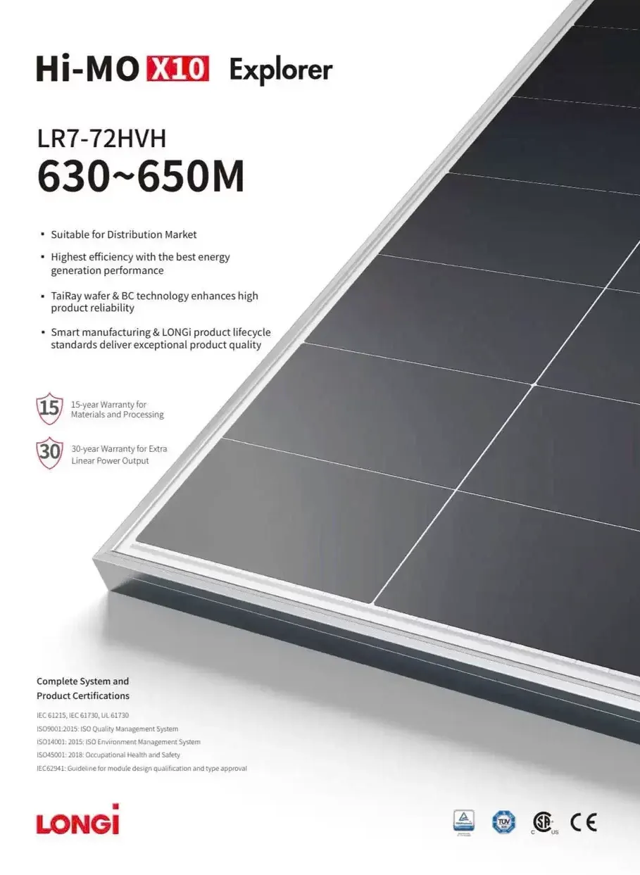 Datasheet Longi Himo X10