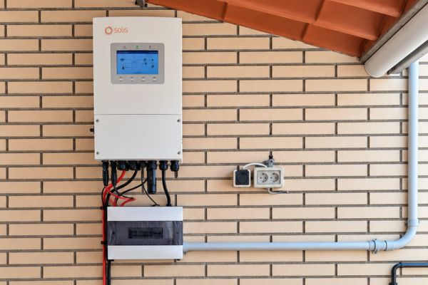 Biến tần Solis 1 pha hybrid và tủ điện đơn giản